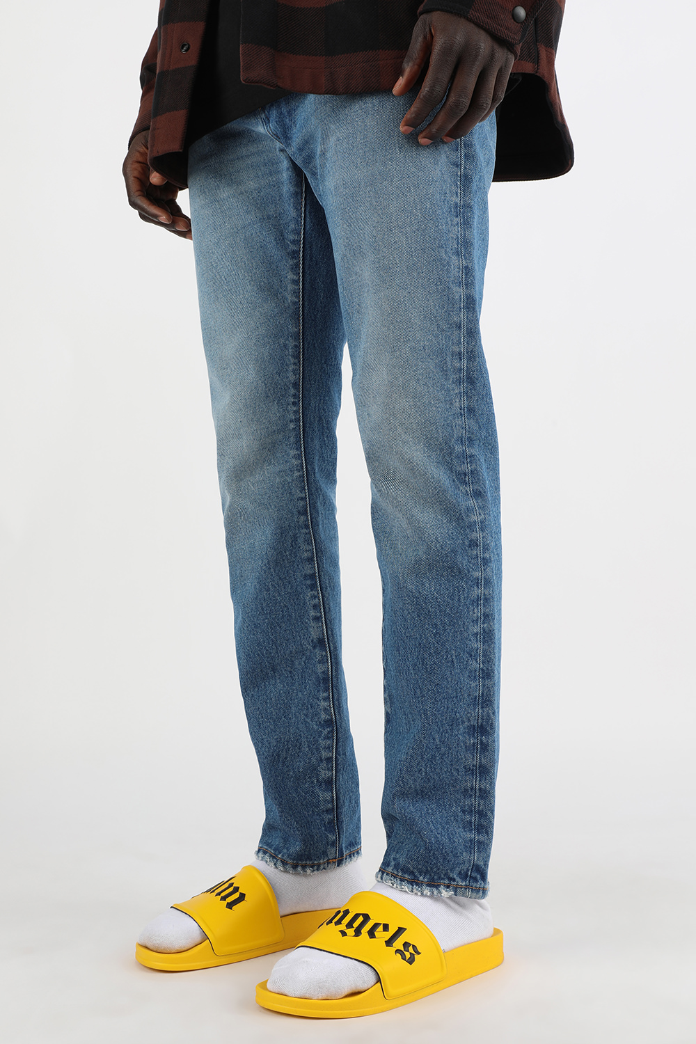 כפכפי סליידס צהובים